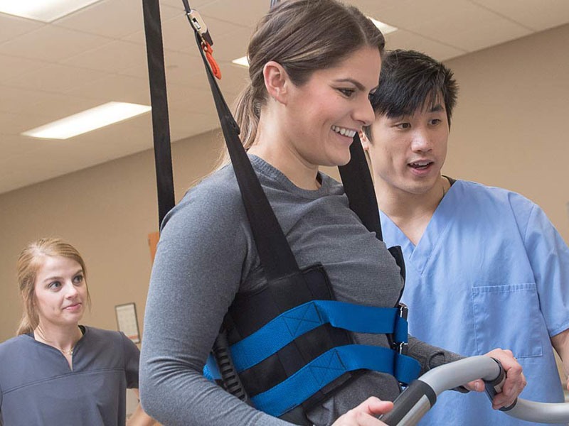 Students in the UMHB Human Performance Lab