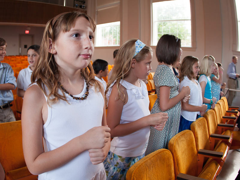 Children attending UMHB Arts Academy classes