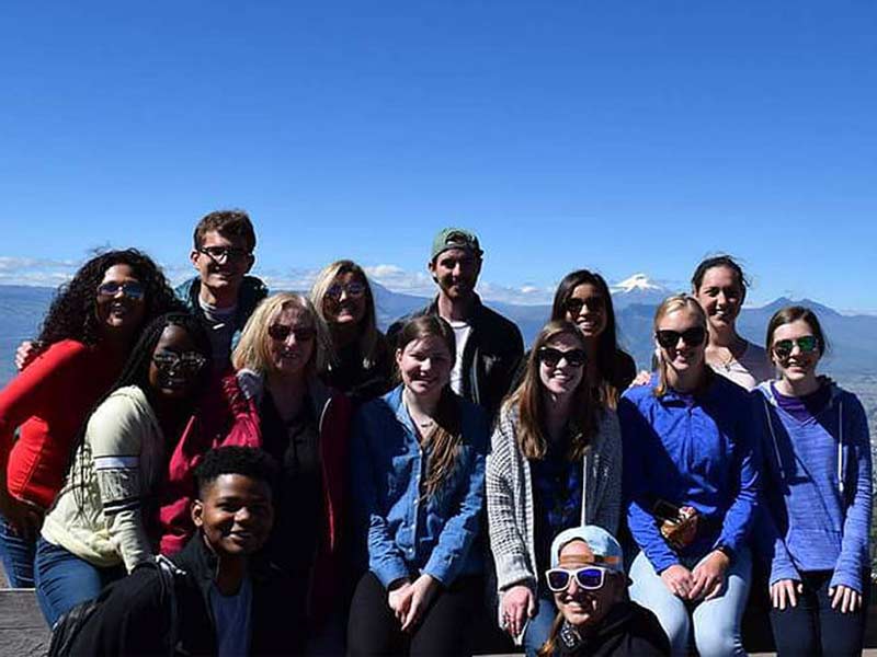 MFL Students on a Study Abroad trip